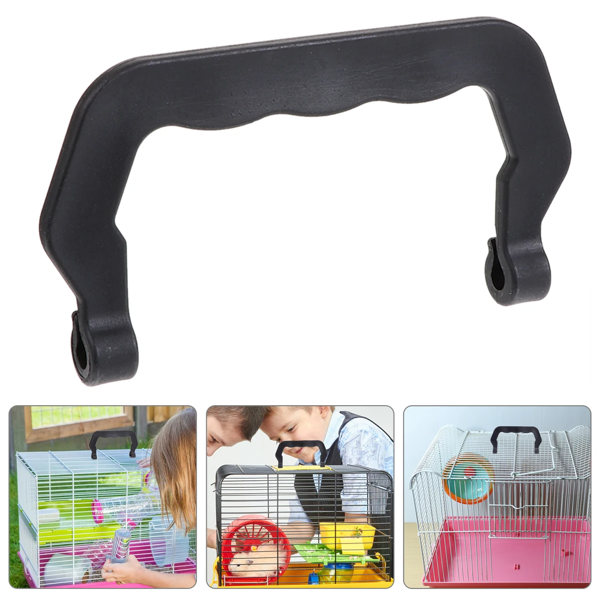 

10pcs Pet Cage Handles Portable Plastic Lifting Handle for Dog Crates Replacement Travel Detachable Small Pet House