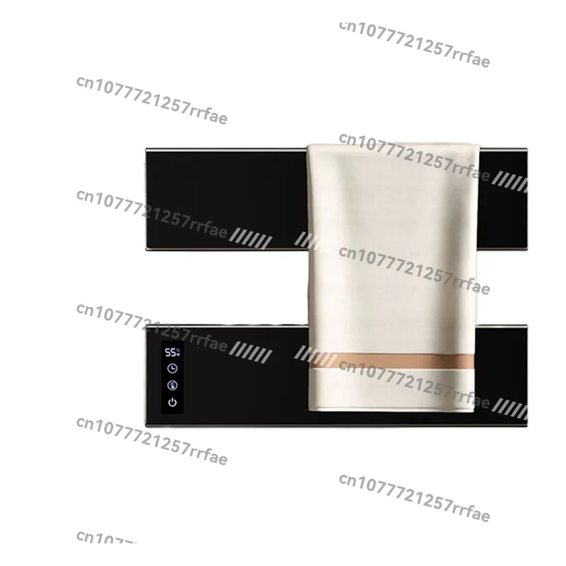 Electric towel rack wall-mounted smart bathroom heater aluminum alloy for hotel and home kitchens