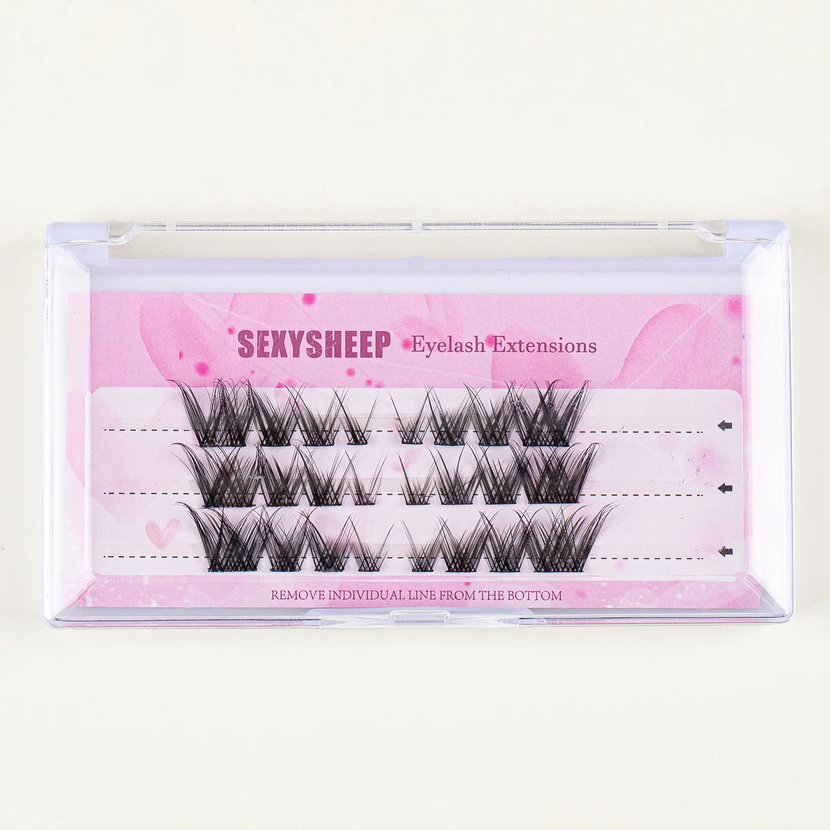 DIY Lash Clusters Individual Lashes Extension eyelashes natural look Eyelash gift box