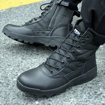 Armee Feld Kampfstiefel Dschungel Wüste Wanderstiefel High Top Männer Frauen Outdoor Training Militärische Taktische Stiefel Klettern Schuhe