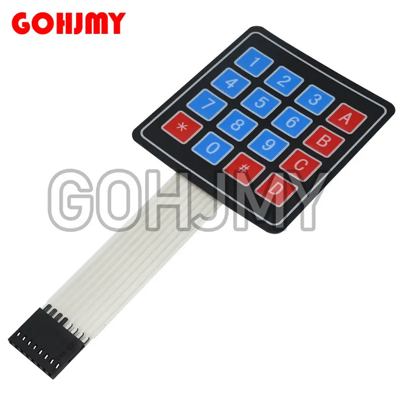 10pcs/lot 16 Key 4 x 4 Membrane Switch Keypad 4x4 4*4 Matrix Array Matrix keyboard