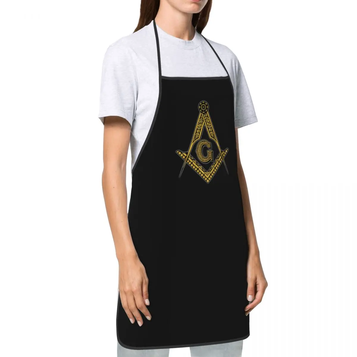 Masonic Freemason Aprons for Women Men Freemasonry Adult Unisex Kitchen Chef Bib Tablier Cuisine Cooking Baking Painting