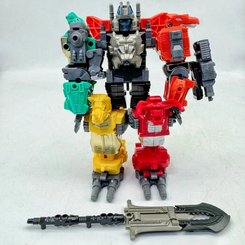 Robot de bestia mecánica transformación 16CM 5 en 1 Predacons Predaking figura de acción Robot juguetes regalo para niños en Stock