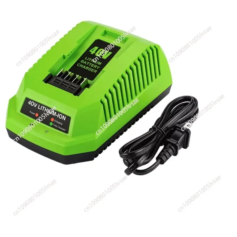 40V Lithium Battery Charger suitable for GreenWorks 29482 G-MAX 40V Li-Ion Battery 29472 29482 29652 G40825 EU Plug