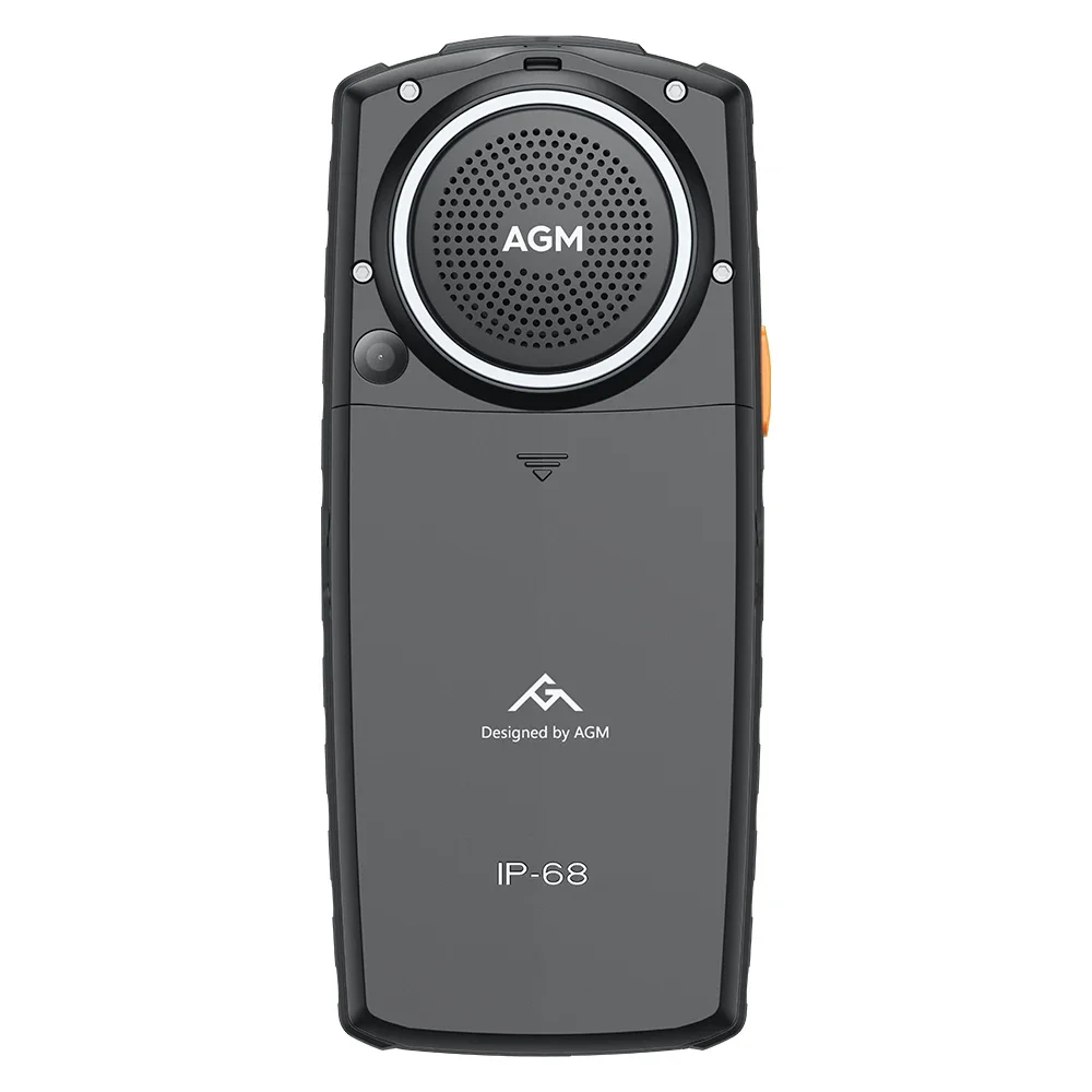 Teléfono resistente AGM M6: altavoz ruidoso de 103 dB, pantalla de 2,4", SIM dual 4G, batería de 2500 mAh, BT5.1, radio FM, IP68/IP69K, apto para personas mayores