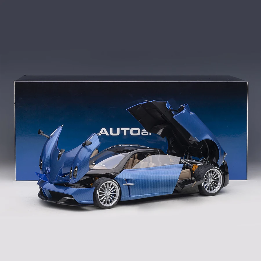 โมเดลรถยนต์ AUTOart 1:18 Pagani Huayra Roadster แบบตั้งโชว์ ของสะสม ของขวัญวันหยุด