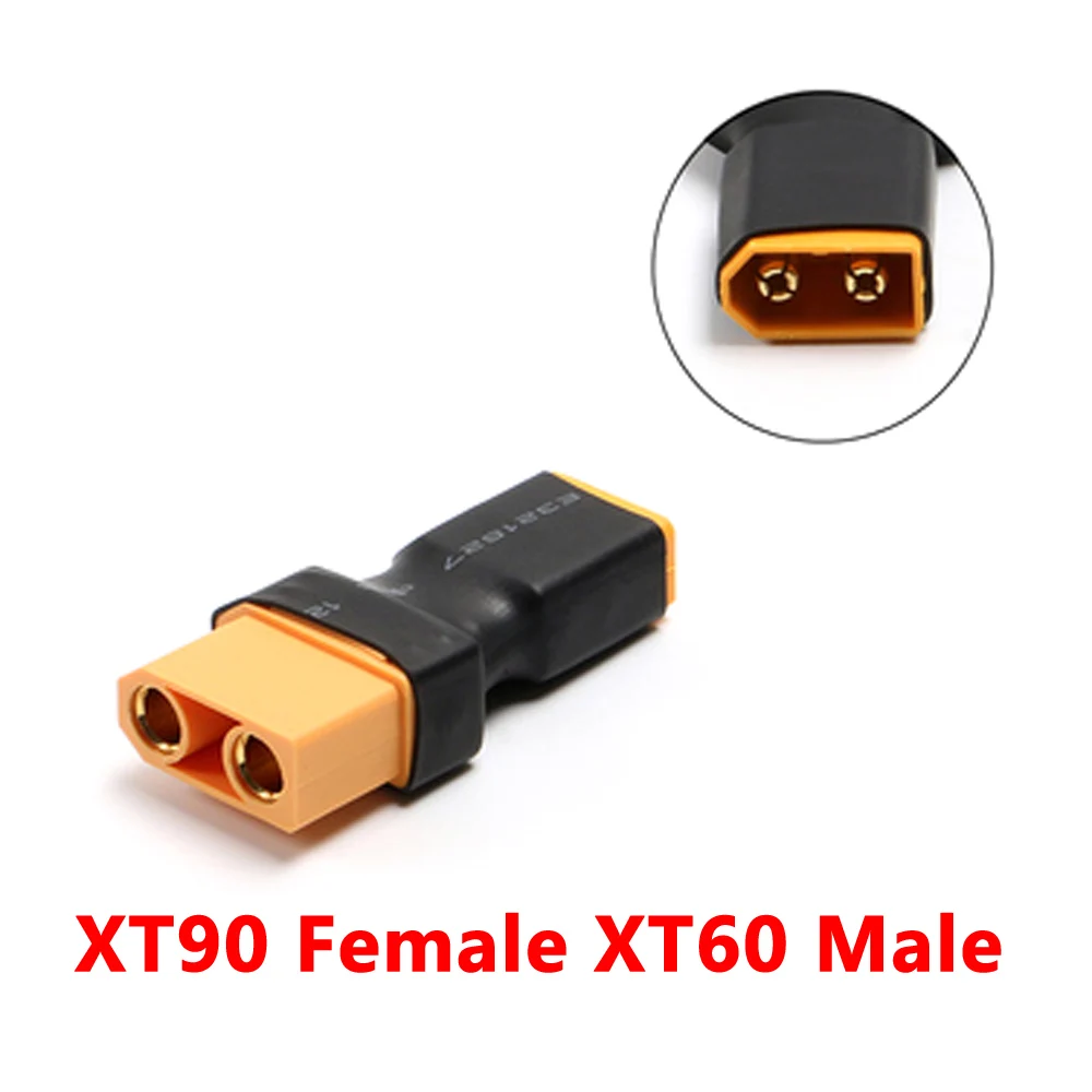 1pcs RC XT60 Male/Female To XT90 Female/Male Connector Adapter Car Plane Helicopter Quadcopter Lipo Battery RC parts