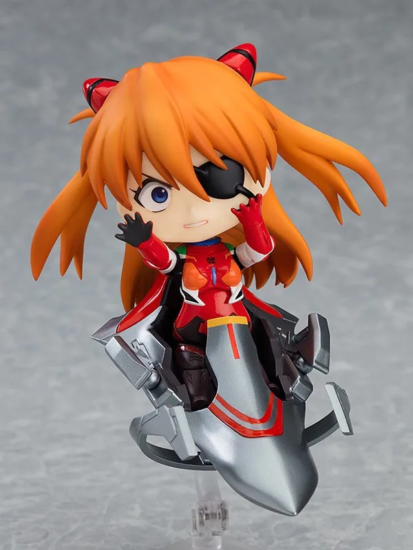 Original Soryu Asuka Langrey EVA Anime Figure Toys EVAGELION NEW THEATRICAL EDITION Kwaii Q Ver. Action Figurine Doll Collection