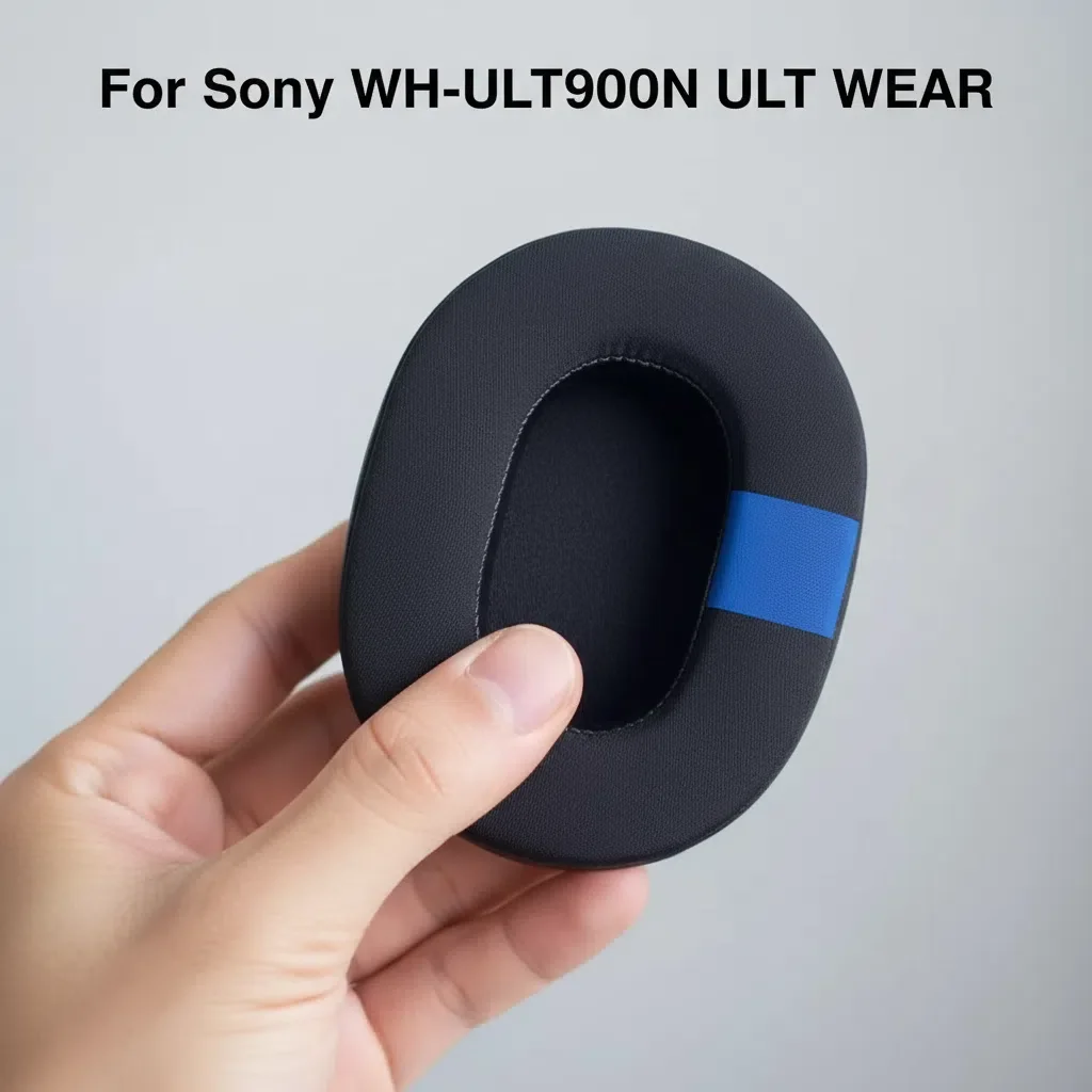 

ULT Wear Ear Pads Replacement Ear Cushions for Sony ULT Wear (WH-ULT900NB) Over-Ear Headphones, Softer Leather Cushions