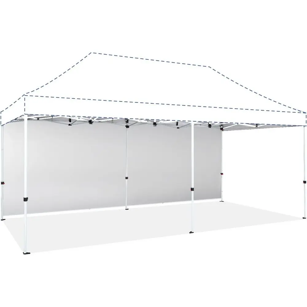 

Боковая стенка для палатки 10x20 с серебряным покрытием, 1 шт. (белая)