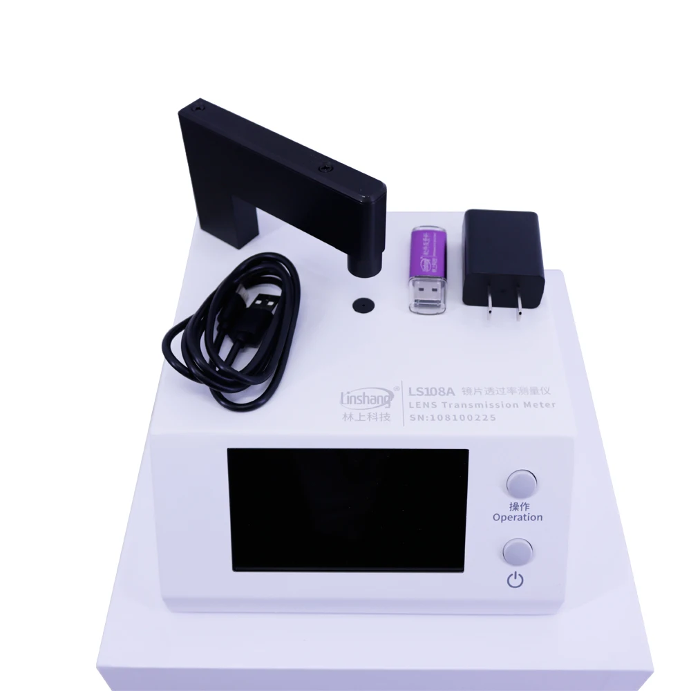 LS108A Lens Transmittance Meter for IR Ink Transmittance Testing Test 850nm/940nm IR and 550nm Visible Light Transmittace