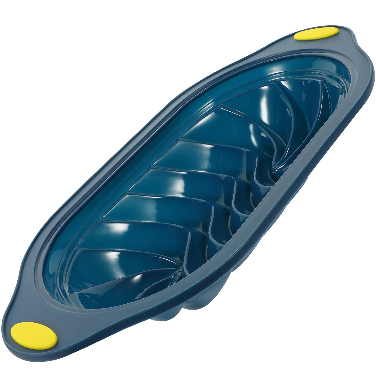 Silicone Baking Mold Toast Loaf Pan Swirl Design Nonstick Easy Demould Reusable for Home Kitchen Bakery Party Oven Microwave