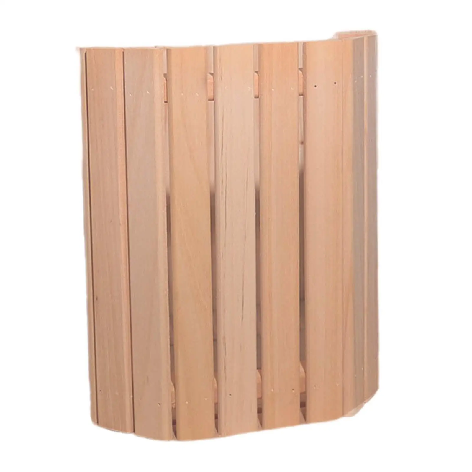 Sauna Lamp Shade, Home Sauna Room Equipment Light Lamp Shade ,Wood White Wood Lampshade for Sauna Room Accessory,