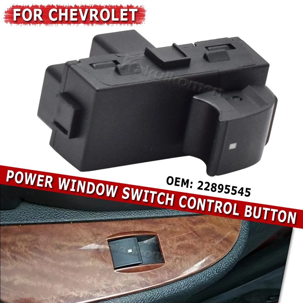 22895545 NEW Car Window Lifter Button Switch For GMC Yukon Sierra Acadia For Chevrolet Tahoe Suburban HHR Uplander 22895546