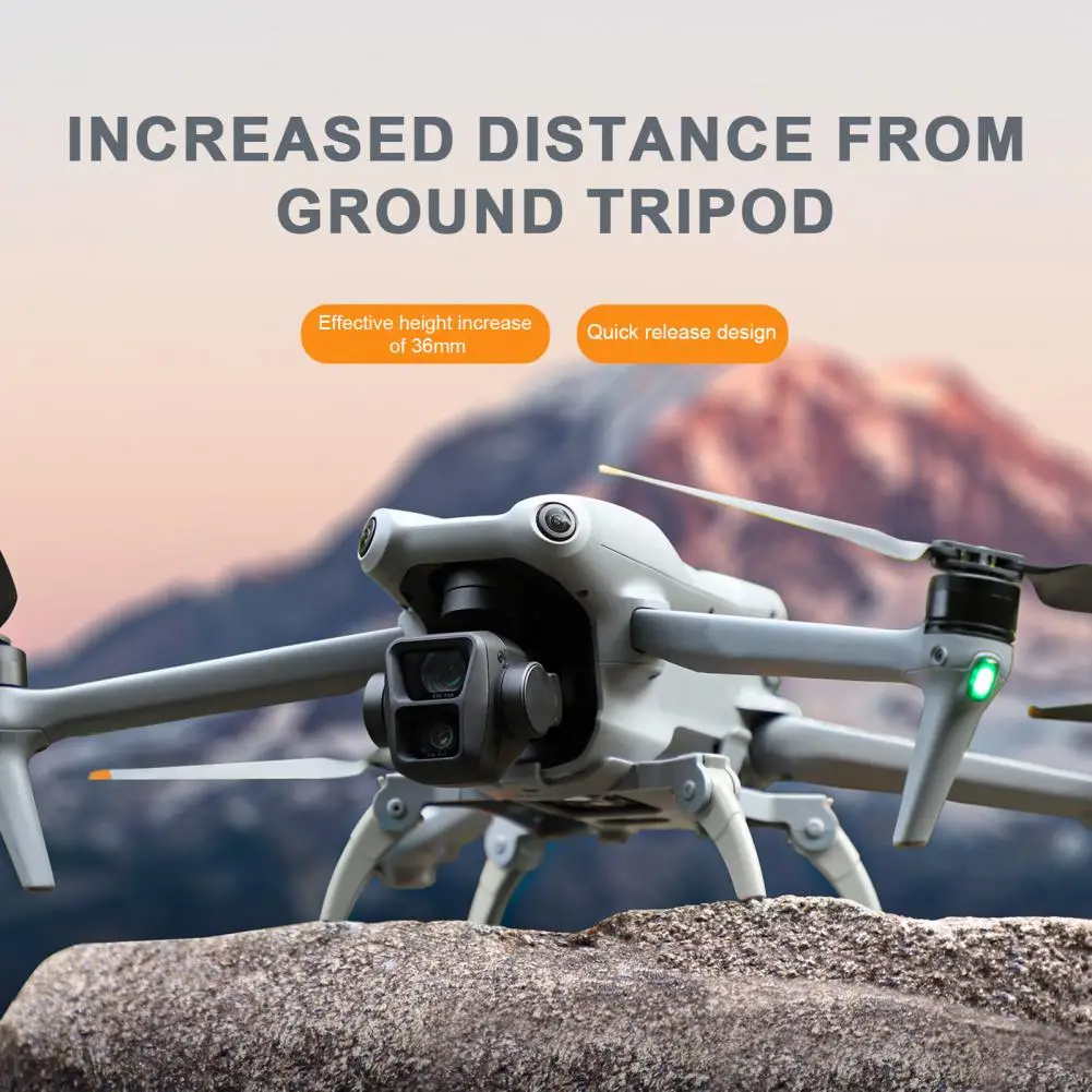 Sensor Tripod Enhanced Stability Easy Installation Foldable Spider Shape Tripod Stand for Air 3 Boost Landing Gear for Drone