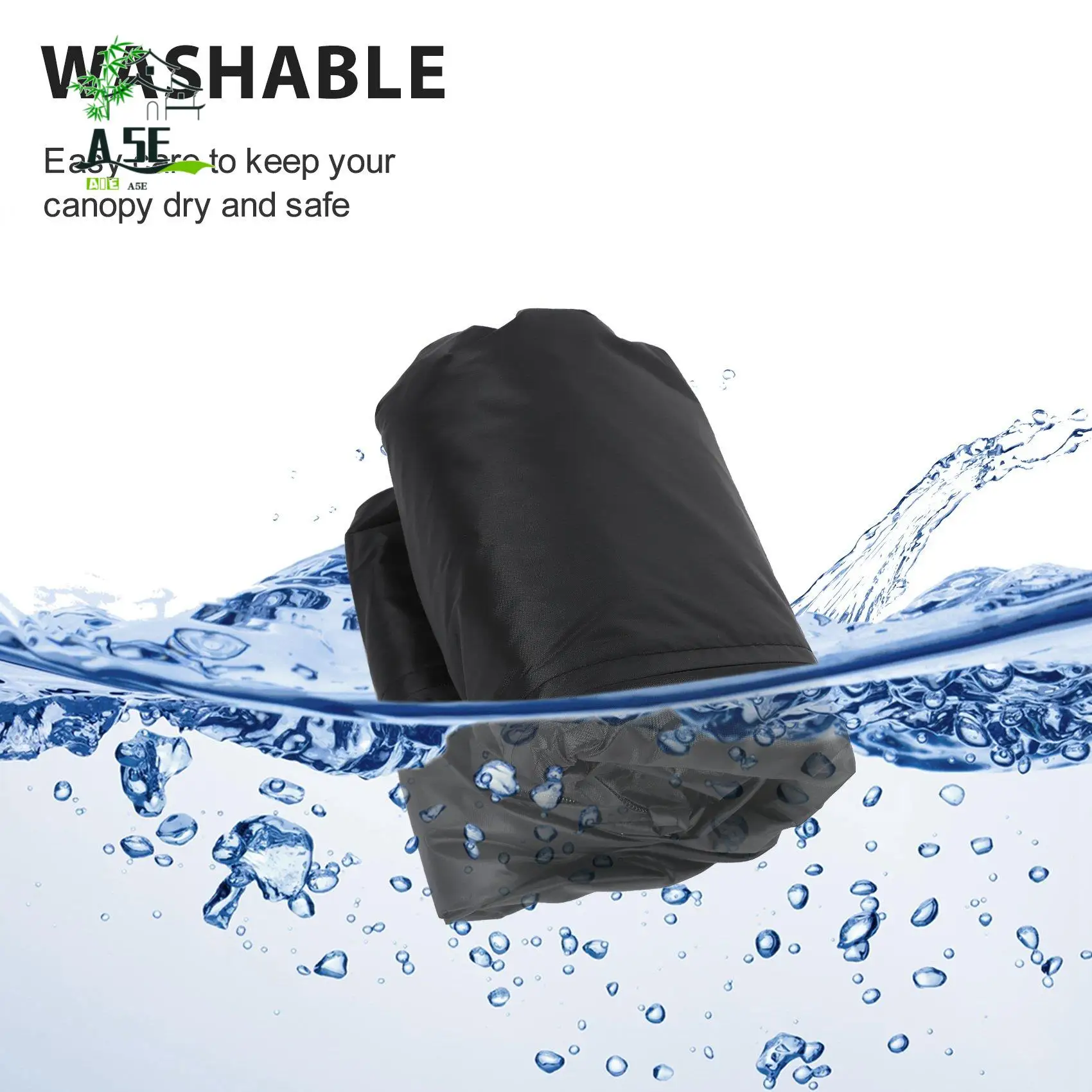 

A05E-крышка для садовых качелей, 3-местный чехол для качелей, гамака, защита для патио, солнцезащитный козырек, водонепроницаемый чехол для стула