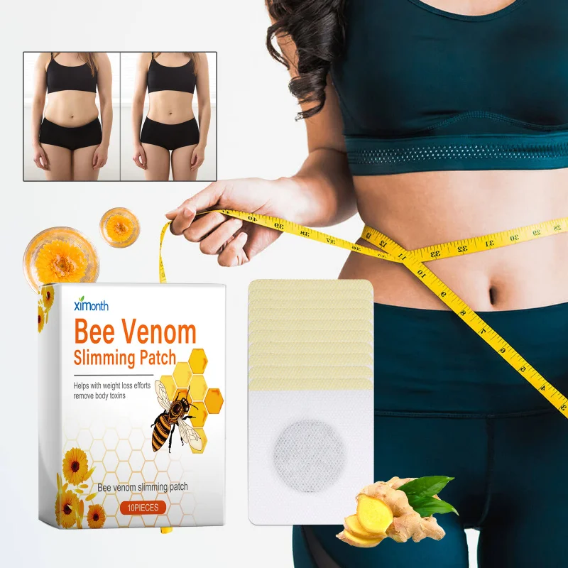 

Пластырь для ухода за телом с пчелиным ядом для подтяжки кожи и поддержки метаболизма, смесь магния, пропарат и бентонита для детоксикации и контурирования