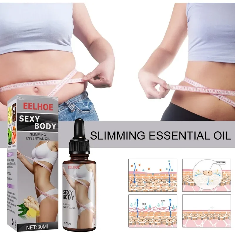 Cellulite Slimming Oil Lose Weight big Belly Slim Down Cream Fast Fat Burning firm Essence Oil Thigh Sexy Body Shaping Products