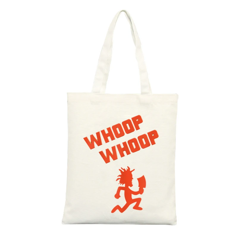 Canvas Tote Bag with Slogan-style Graphic and Abstract Character Print, Ideal for Casual Daily Use and Weekend Outings