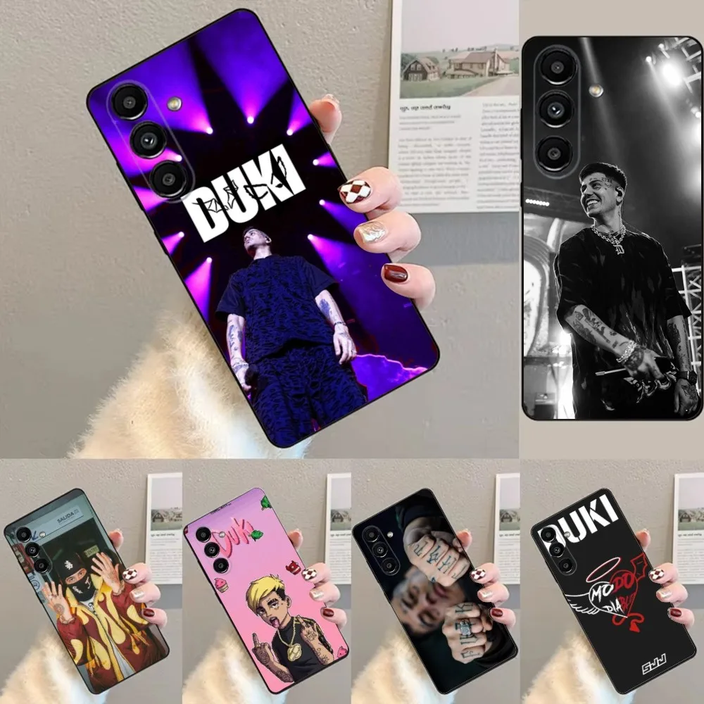 D-Duki Rapper  Phone Case For Samsung S24,23,22,30,21,10,9,Ultra,Plus,Lite,FE,Soft Silicone Black Cover