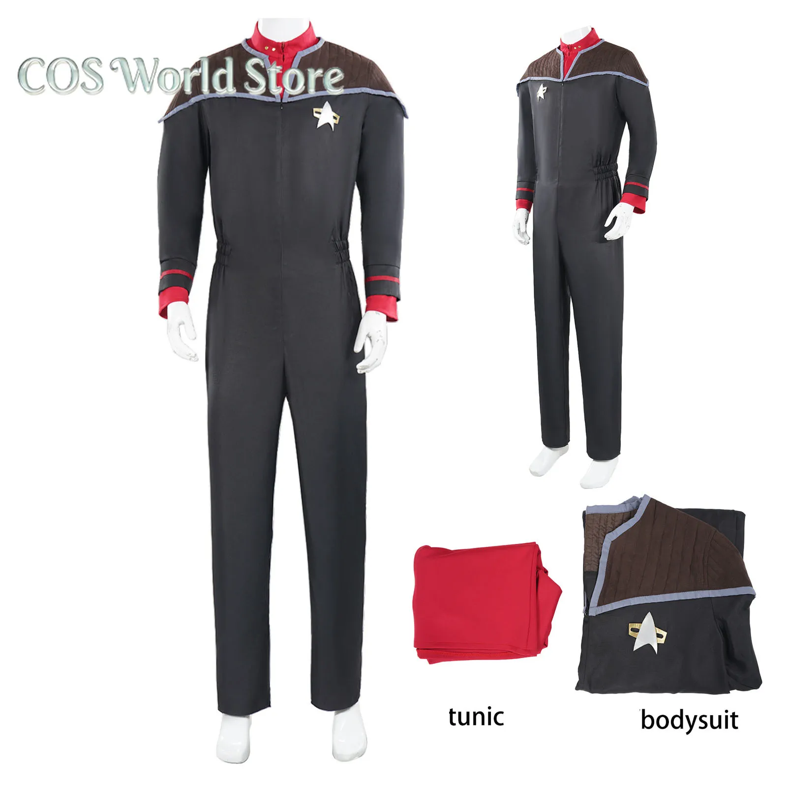 

Костюм для косплея в стиле аниме, комбинезон для косплея по мотивам Star Trek, костюм для выступлений на Хэллоуин и вечеринок