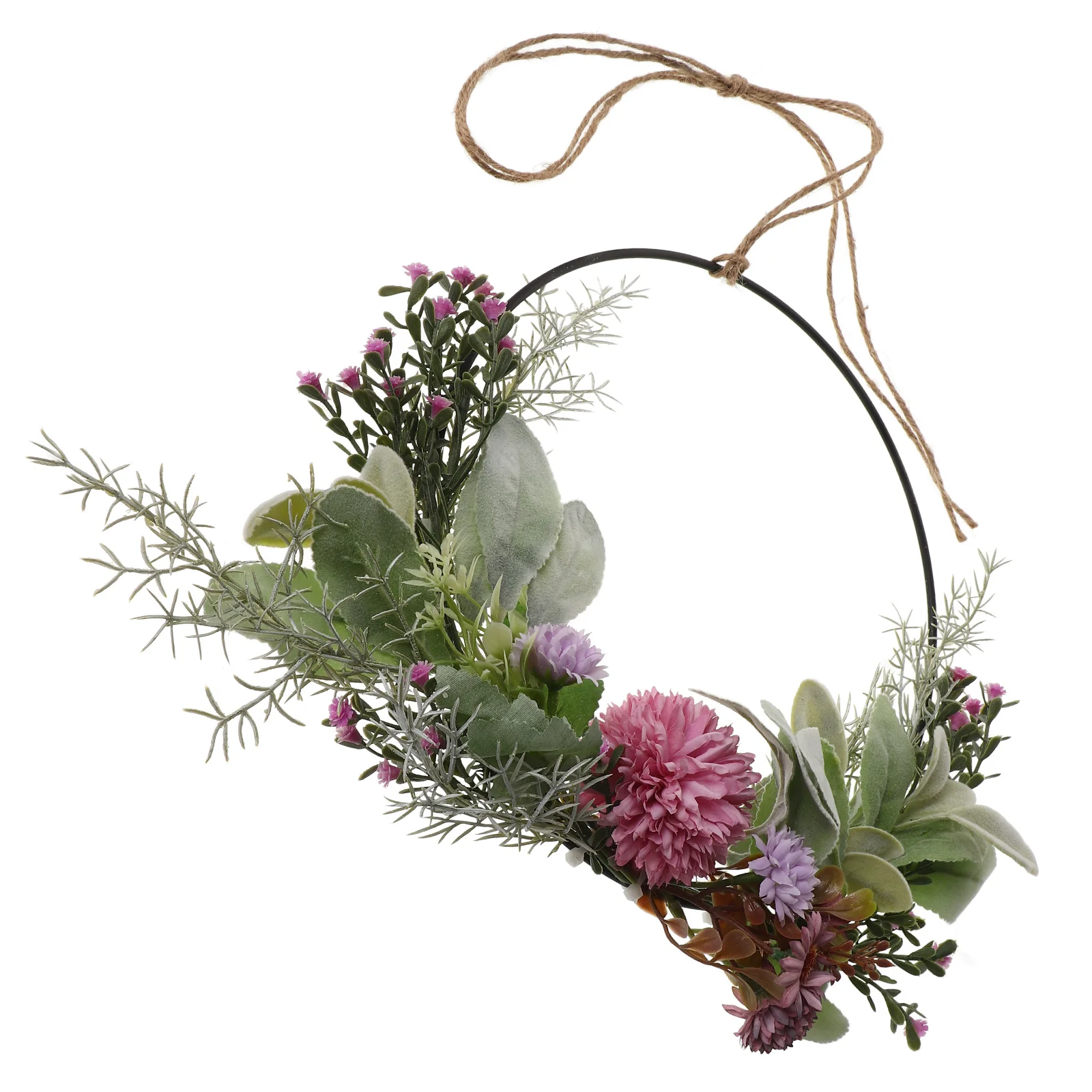 

Nordic Inspired Lifelike Floral Hoop Wreath Year Round Beauty Easy Install No Maintenance Front Door Decor Magnolia Wreath