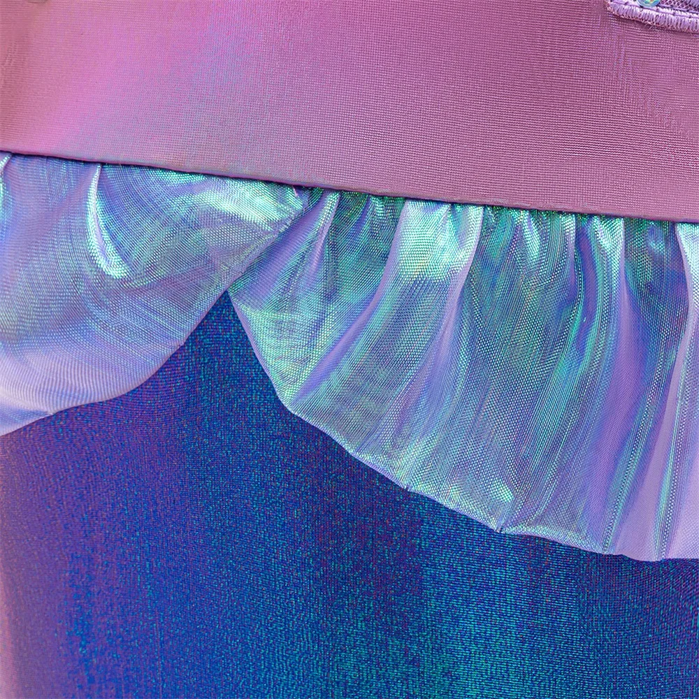 7 шт., детское платье Русалочки Ариэль, с бусинами