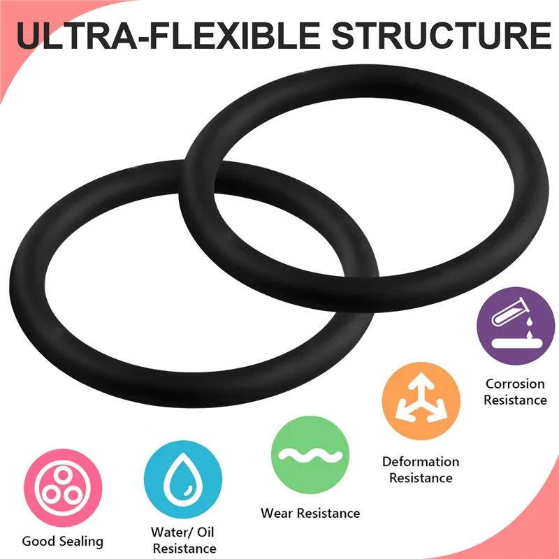 

347 шт., набор резиновых уплотнительных колец, прокладка Buna-N, сменные уплотнительные кольца для ремонта сантехнического крана-AA70