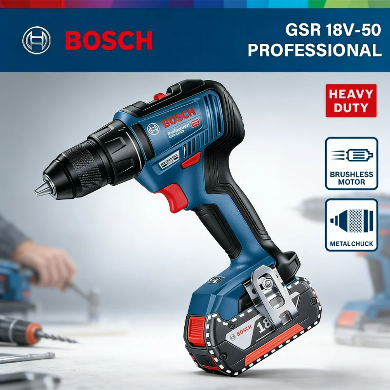 Bosch Gsr 18V-50 Co…