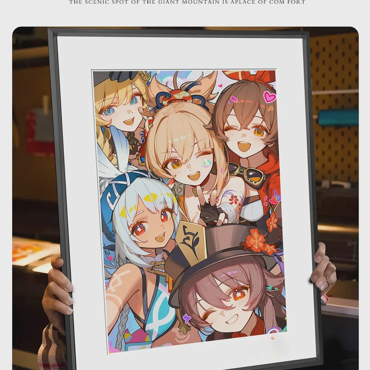 Diamantmalerei Genshin Impact, handgefertigtes Mosaik-Kunstwerk, vollständige runde/quadratische Diamanten für Anfänger, Geschenk, Heimdekoration