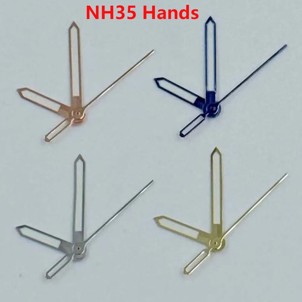 

NH35 Hands Green Luminous Pointer Set for NH35/NH36 Movement Watch Hands Replacement 3Pins Needles Accessories