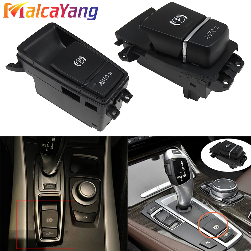 For BMW X5 E70 E71 E72 X6 EMF F10 New Electric Parking Handbrake Brake Control Switch Button 61319148508 61319385029 Auto Parts