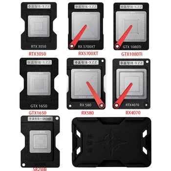 노트북 CPU GTX1650 RX580 RTX4070 RTX3050 RX5700XT GTX1080TI SR2WB 직접 가열 BGA 템플릿용 XZZ BGA reballing 스텐실