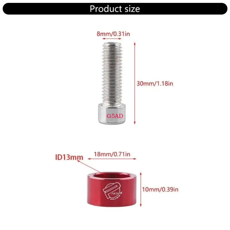 

G5AD 9pcs Engine Exhaust Header Manifold Bolts Aluminum Exhaust Manifold Bolts Washer