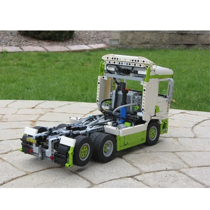 MOC-152547 Technic RC R500 6x2 Transport Truck Building Block Model 1530 Parts Children's Birthday Building Block Toy Gift