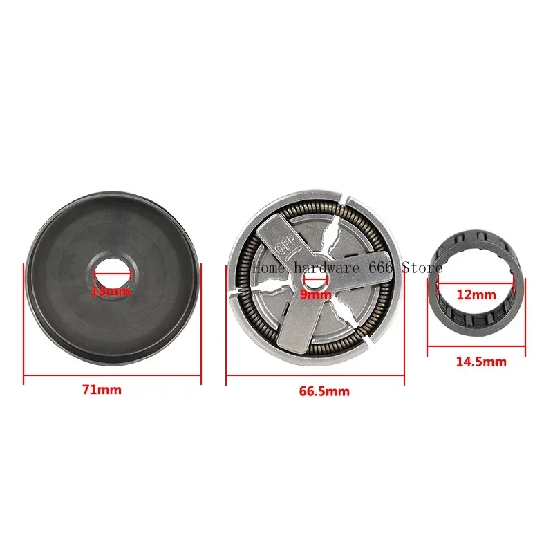 Passive Disc Clutch, One Split Sprocket, New, 45, 52, 58