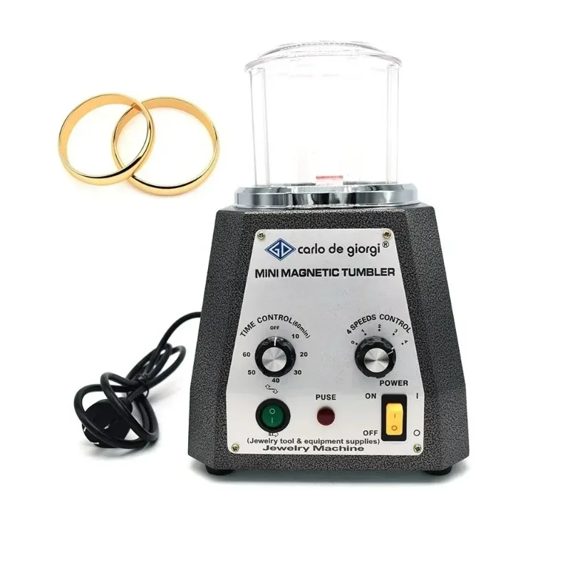 

KT-100 500g Jewelry Tools Magnetic Tumbler Magnetic Polishing Tumbler Magnetic Polisher 2000RPM Jewelry Polisher