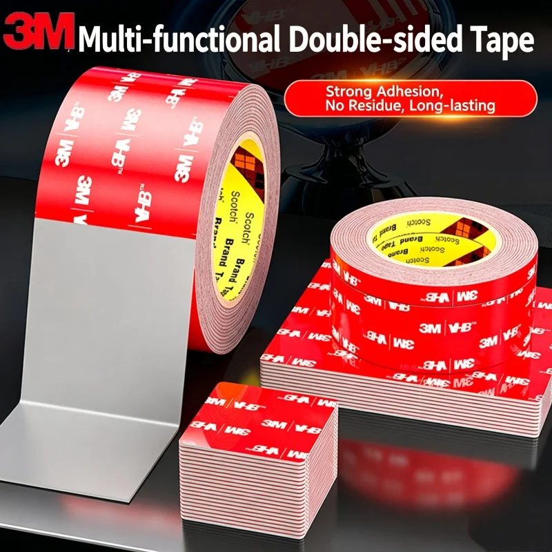3M VHB5608 Super Strong Double-Sided Tape High-Viscosity No Residue Automotive Tape Waterproof for Car Ornaments Fixing Adhesive