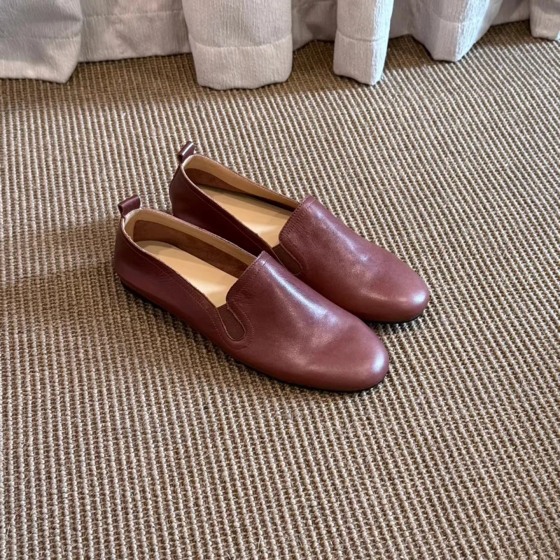 Zapatos De Mujer Banfang, Nuevos Zapatos Planos A La Moda, Diseño De Marca De Lujo, Mocasines Informales De Suela Blanda De Alta Calidad, Mocasines De Cuero Genuino Para Mujer — -52%, 103.34€ Coupon, from 95.39€ – 52% descuento – €95.39