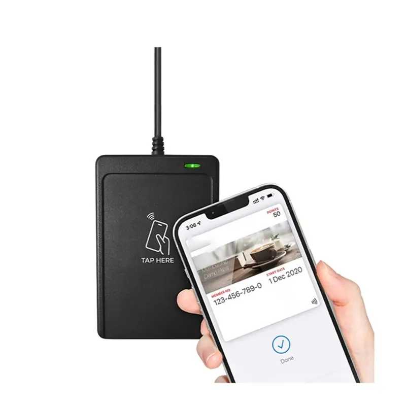 Superior Mobile Wallet Reader For VAS Cardless Payments For IOS/Android ACR1252U-MW Wallet Mate