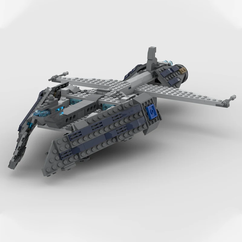301pcs MOC Munificent-class star frigate v2 Star Battle Building Blocks Christmas Gift Montessori sensory aids for kids