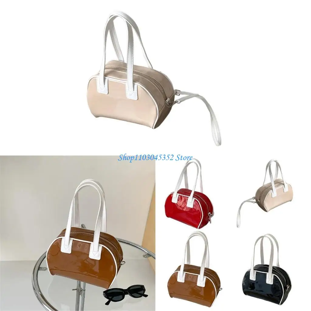 

Sophisticated Shoulder Bag PU Leather Crossbody Purse for Casual or Date Outfits