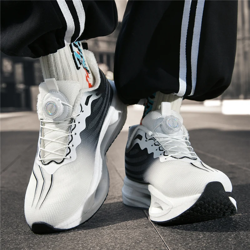 2025 جديد المنخفضة قطع رجل إمرأة أحذية رياضية الشتاء ماراثون المهنية احذية الجري خفيفة الوزن توسيد لينة حذاء كاجوال