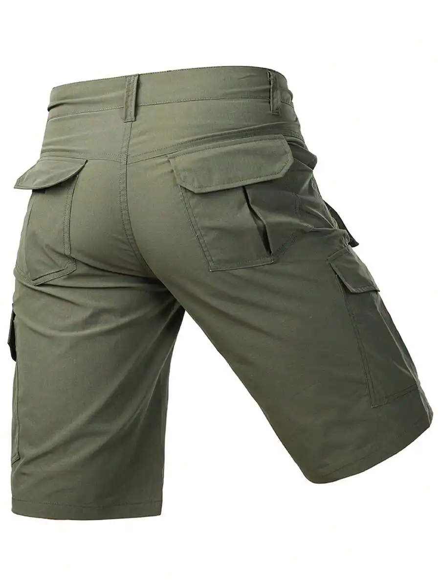 

Men’s Lightweight Tactical Cargo Shorts With Multiple Utility Pockets For Outdoor Work Travel And Daily Use