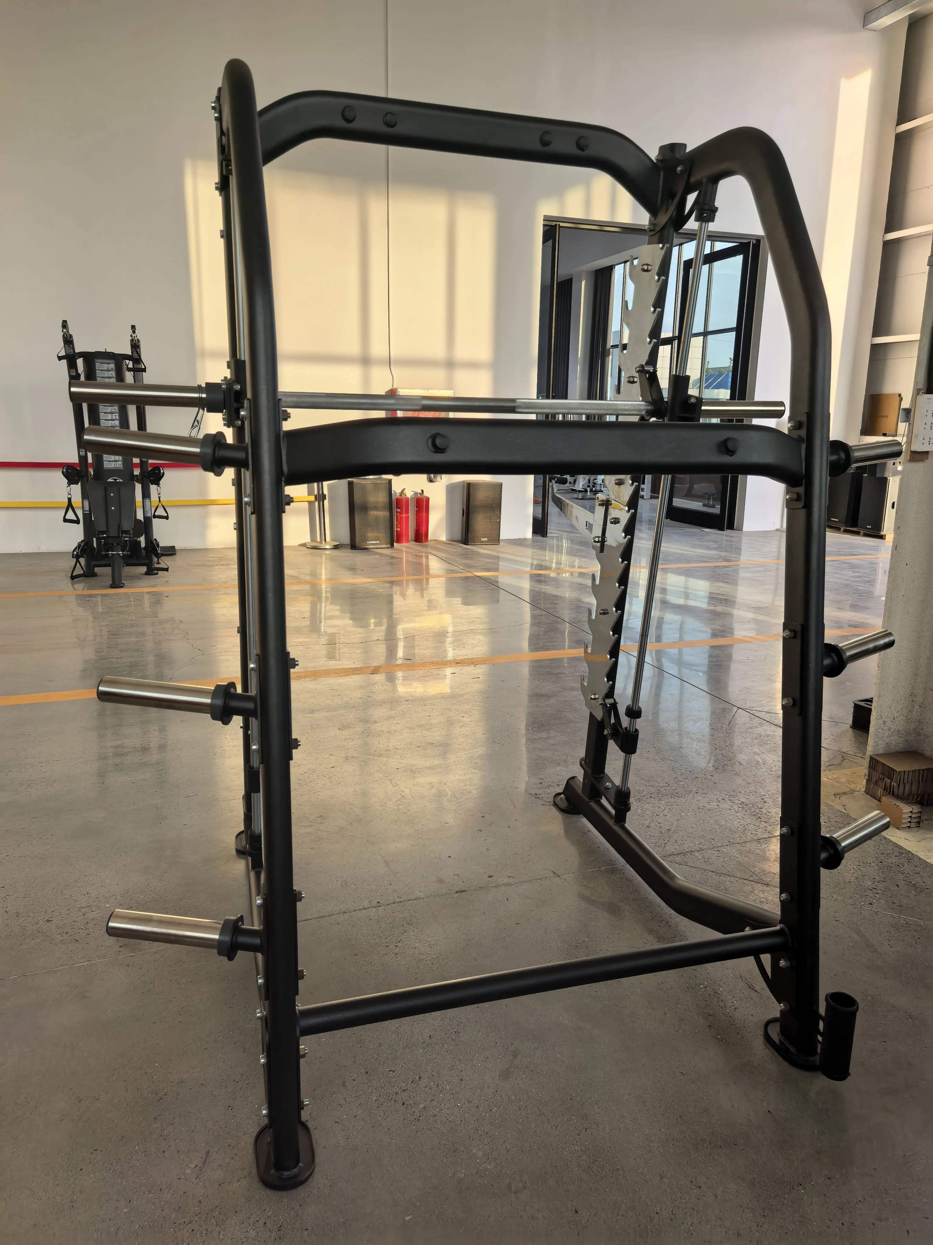 High Quality Q235 Steel Tube Gym Strength Training Equipment All Body Core Muscle Exercise Power Rack Smith Machine Squat Rack