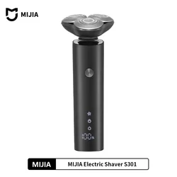 New MIJIA Men's Electric Shaver S301 Beard Trimmer Machine Shaving Portable Flex Razor IPX7 Washable Trimer Ceramic Blade