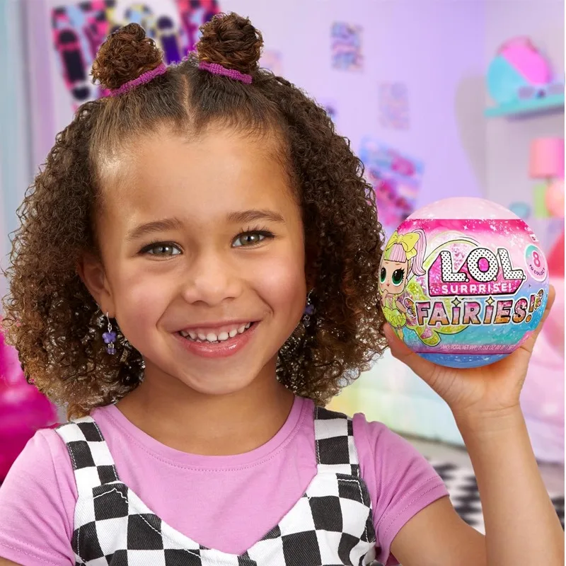 L.O.L. مفاجأة! دمية مفاجئة، جنية صغيرة، صندوق أعمى، أجنحة خرافية، لعبة كرة تفكيك ذاتية الصنع، هدية عيد ميلاد