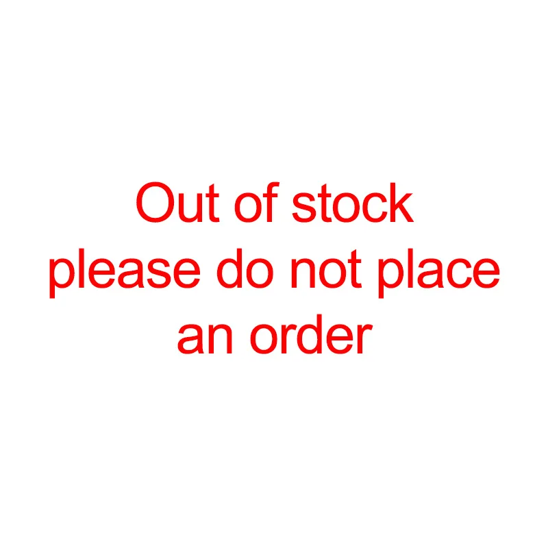 

We are currently out of stock. Please do not place an order, as we cannot ship this item