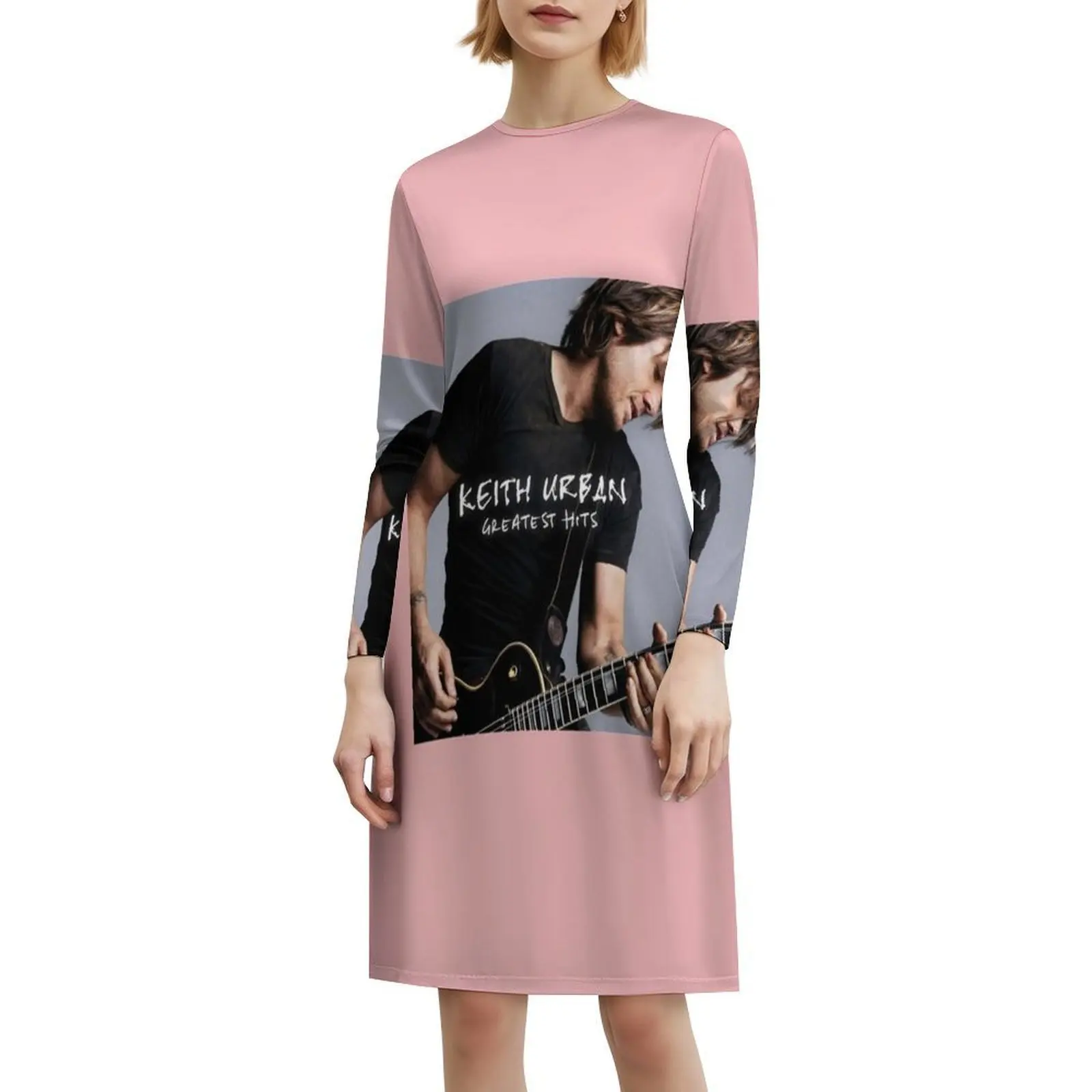 ألبوم 2017 كيث أوربان كاليستا 1 فستان قصير على طراز بريبي للنساء على شكل حرف a فضفاض مناسب فستان يوم غير رسمي كيث الحضرية الحضرية كيث