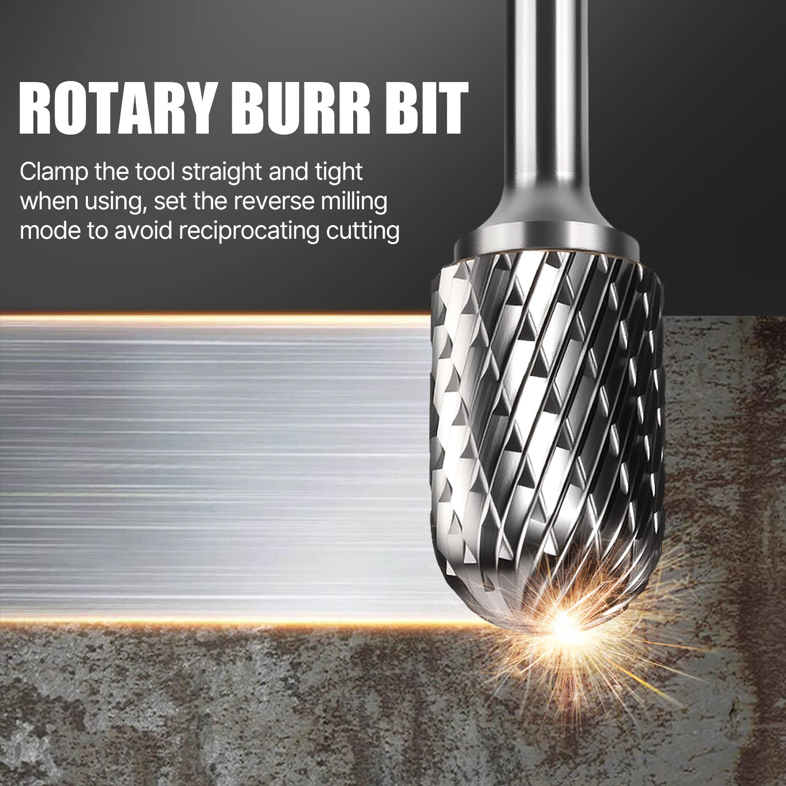 6-16mm Engraving Heads Hand Joinery Tool Set Tungsten Carbide Burr Bit Metal Rotary File Accessories Kit For Milling Wood